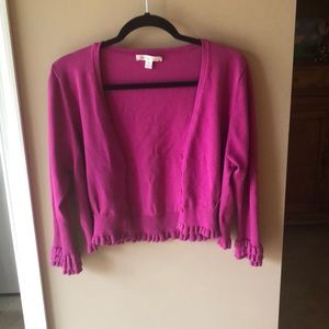 Hot Pink shrug Size XL